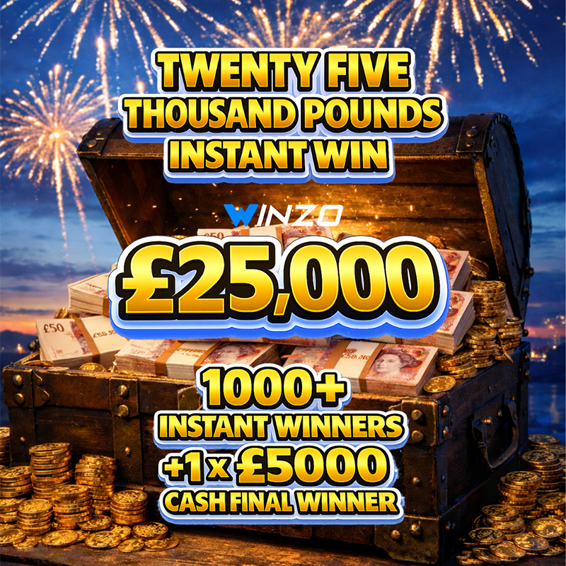 £25,000 INSTANT WINS